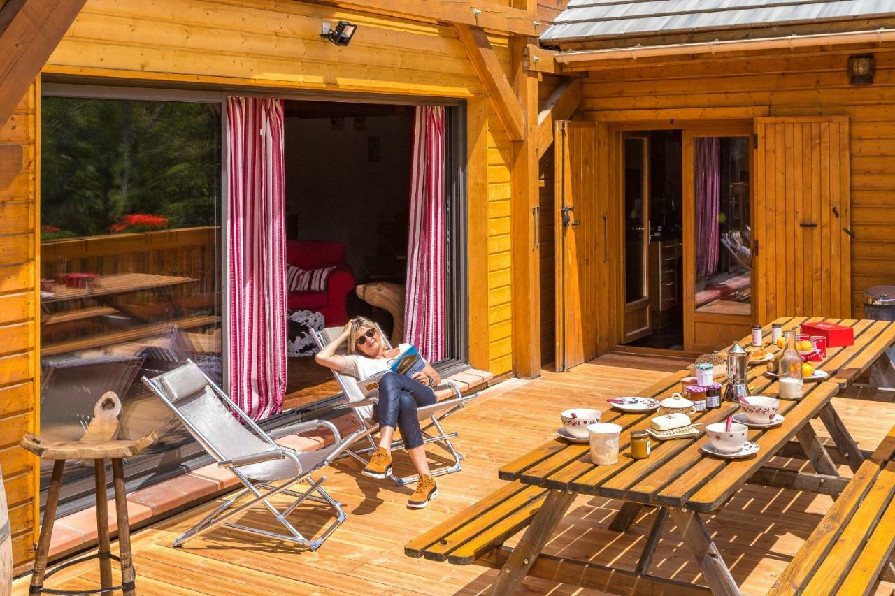 Gite&Spa Le Montagnard Saint-Jean-Saint-Nicolas Bagian luar foto
