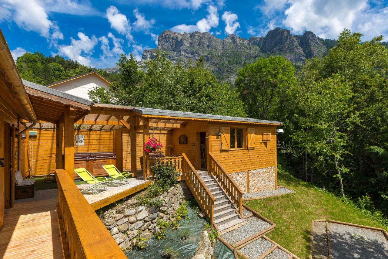 Gite&Spa Le Montagnard Saint-Jean-Saint-Nicolas Bagian luar foto